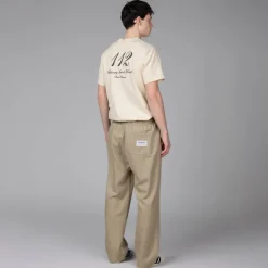 New Amsterdam Surf Association Pantalons*Work Trousers Twill Spray Green