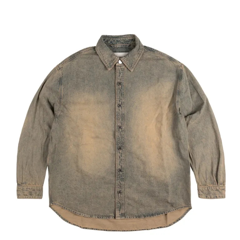 New Amsterdam Surf Association Chemises*Denim Overshirt Dune