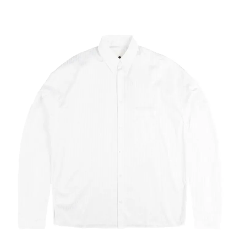 New Amsterdam Surf Association Chemises*Raw Edge Fluid Shirt White