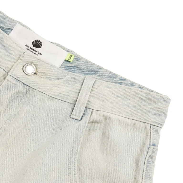 New Amsterdam Surf Association Pantalons*252 Denim Washed Blue