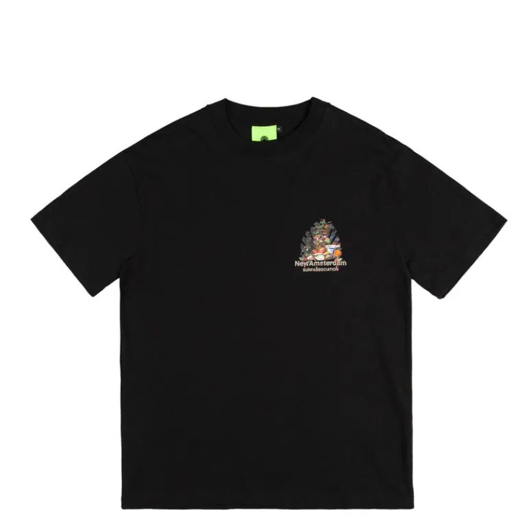 New Amsterdam Surf Association T-Shirts*Buffet Tee Black
