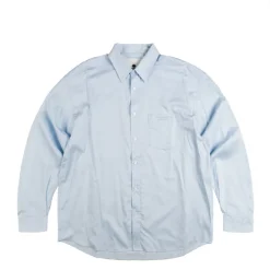 New Amsterdam Surf Association Chemises*Fluid Shirt Logo Jaquard Blue