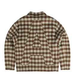 New Amsterdam Surf Association Gilets*Wool Check Overshirt Multi