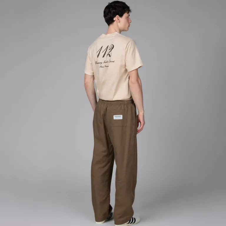 New Amsterdam Surf Association Pantalons*Work Trousers Twill Brown