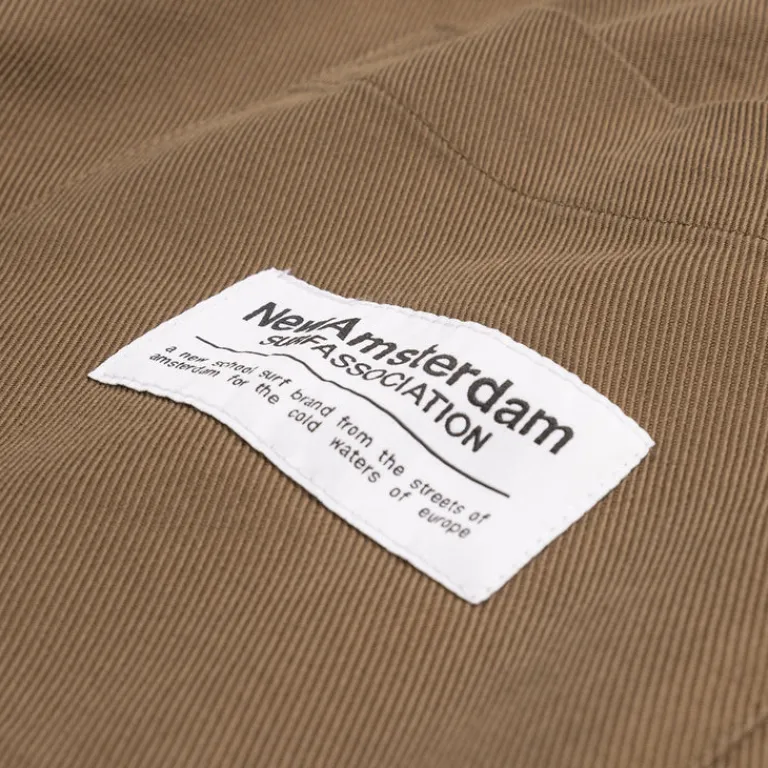 New Amsterdam Surf Association Pantalons*Work Trousers Twill Brown