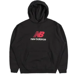 New Balance Sweats À Capuche*Athletics French Terry Logo Hoodie Black