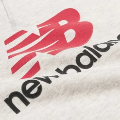 New Balance Sweats À Capuche*Athletics French Terry Logo Hoodie Ash Heather