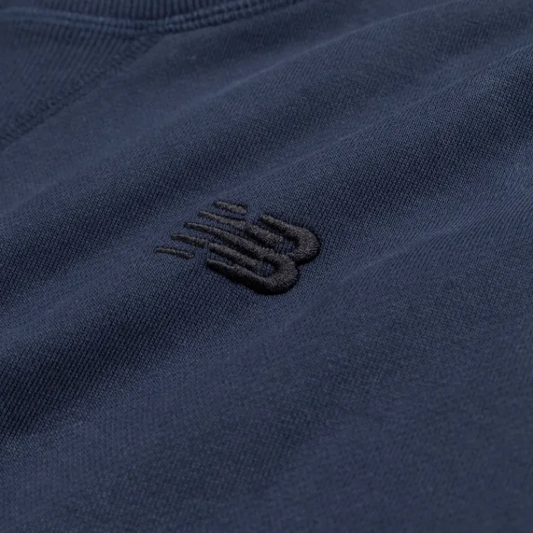 New Balance Pullover*Athletics French Terry Crewneck NB Navy