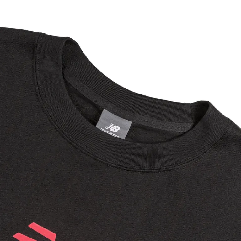 New Balance T-Shirts*Athletics Logo T-Shirt Black