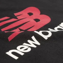 New Balance T-Shirts*Athletics Logo T-Shirt Black