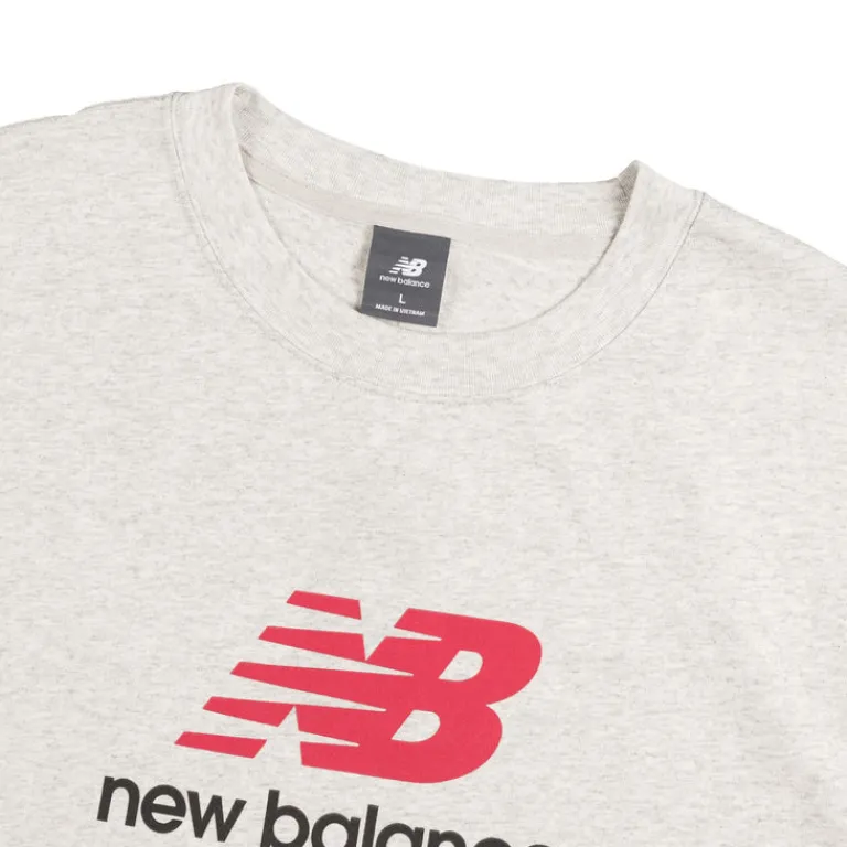 New Balance T-Shirts*Athletics Logo T-Shirt Ash Heather