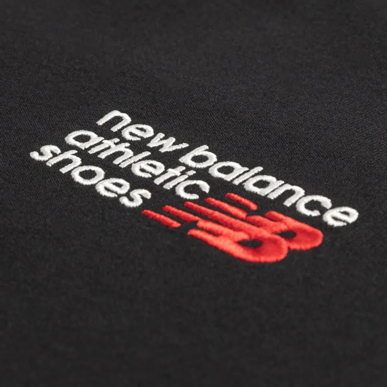 New Balance T-Shirts*Athletics Premium Logo Relaxed Tee Black