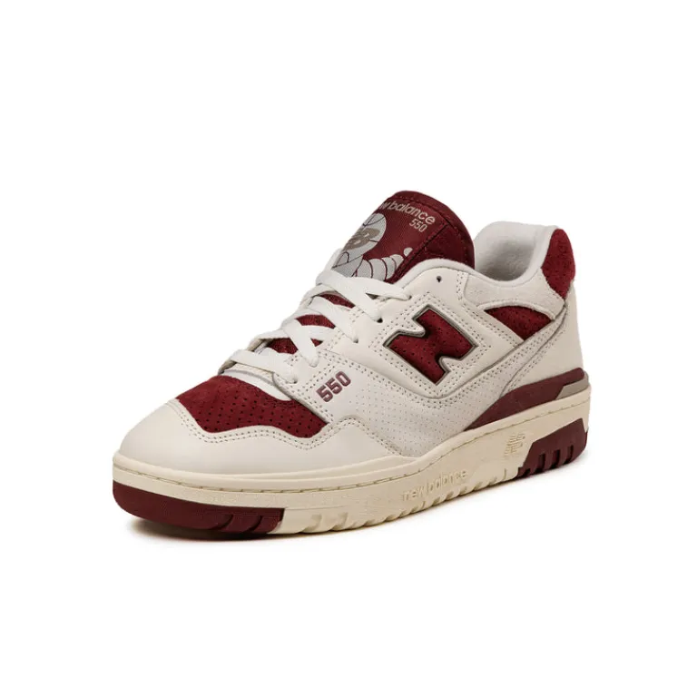 New Balance Sneakers En Cuir*BB550LEZ Sea Salt / Classic Crimson