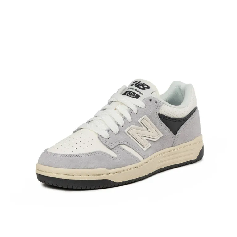New Balance Sneakers En Cuir|Baskets Décontractées Terrace*BB480PEG Grey / Sea Salt