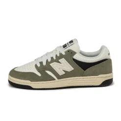 New Balance Sneakers En Cuir|Baskets Décontractées Terrace*BB480PEO Dark Olivine / Sea Salt