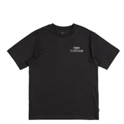 New Balance T-Shirts*Chrome Runner T-Shirt Black