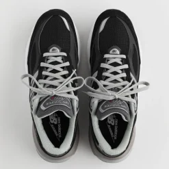 New Balance Sneakers En Cuir|Chaussures De Running Retro*M990BK6 *Made in USA* Black / White