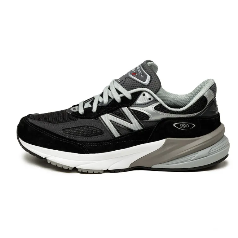 New Balance Sneakers En Cuir|Chaussures De Running Retro*M990BK6 *Made in USA* Black / White