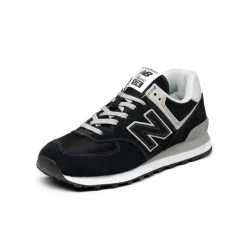 New Balance Sneakers En Cuir|Chaussures De Running Retro*ML574EVB Black / White