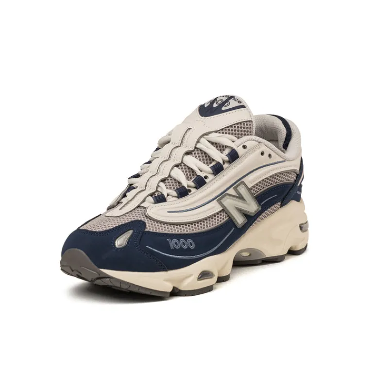 New Balance Sneakers En Cuir|Chaussures De Running Retro*M1000MEN Navy / Sea Salt