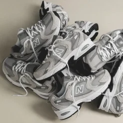 New Balance Sneakers En Cuir|Chaussures De Running Retro*MR530CK Raincloud / Shadow Grey