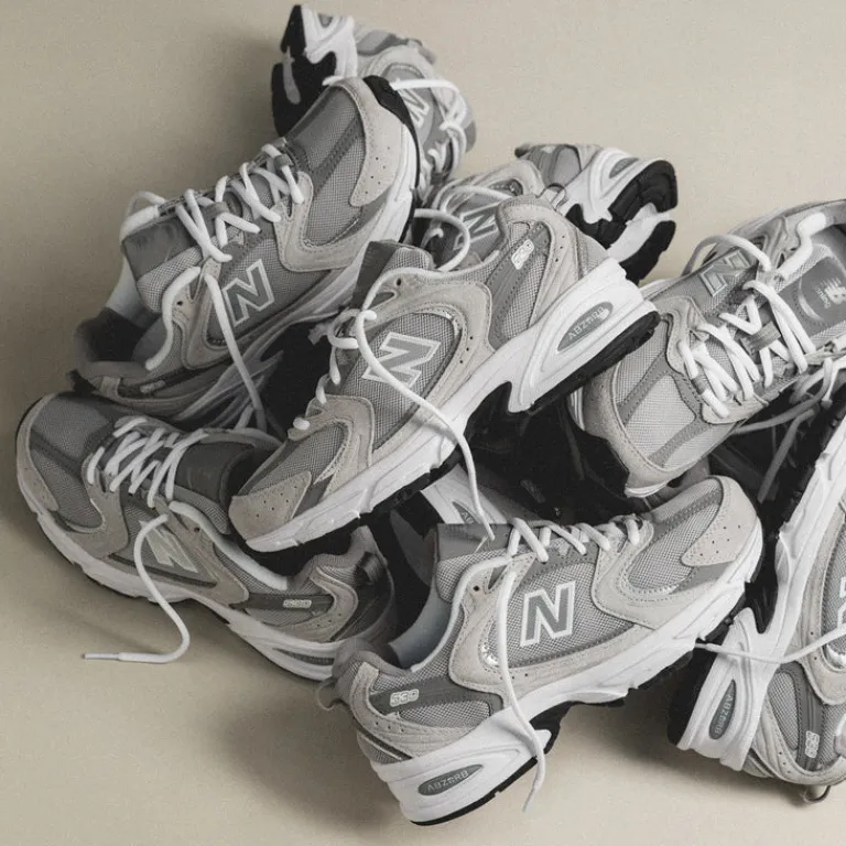 New Balance Sneakers En Cuir|Chaussures De Running Retro*MR530CK Raincloud / Shadow Grey