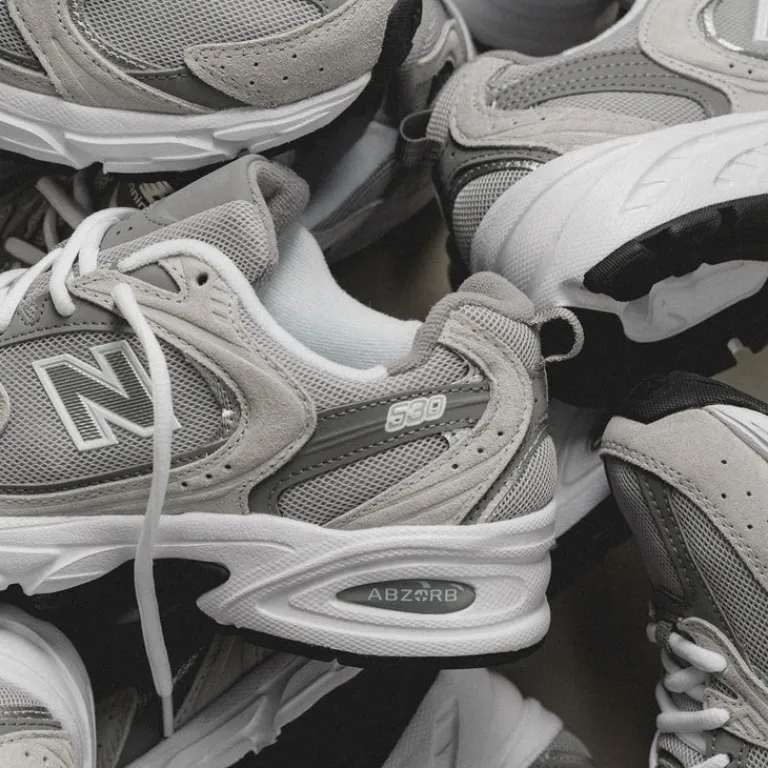 New Balance Sneakers En Cuir|Chaussures De Running Retro*MR530CK Raincloud / Shadow Grey