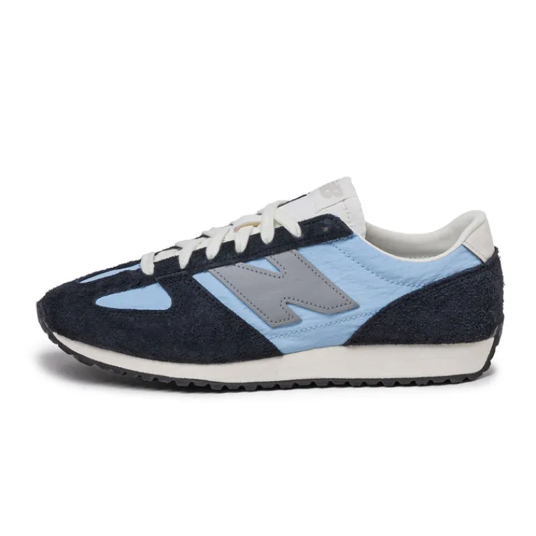 New Balance Sneakers En Cuir|Chaussures De Running Retro*U471AB Light Chrome Blue / Black / Slate Gray