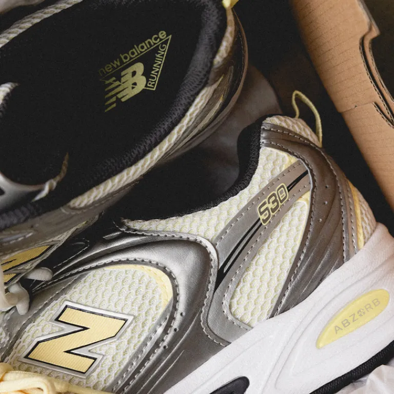 New Balance Sneakers En Cuir|Chaussures De Running Retro*U530ADG Silver Metallic
