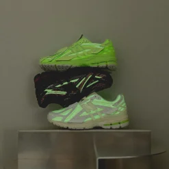 New Balance Sneakers En Cuir|Chaussures De Running Retro*U1906AF *Glow in the Dark* Mint Flash / Silver Metallic / White