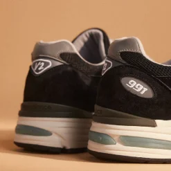 New Balance Sneakers En Cuir|Chaussures De Running Retro*U991BK2 *Made in England* Black