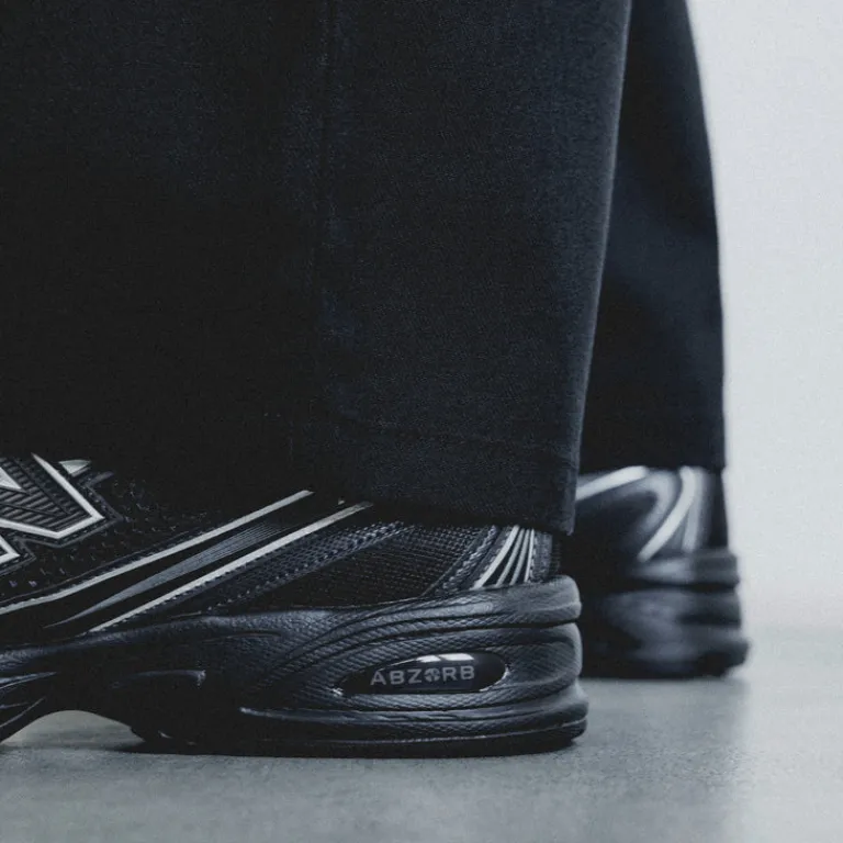 New Balance Sneakers Végétaliens|Chaussures De Running Retro*U740BM2 Black / Silver Metallic