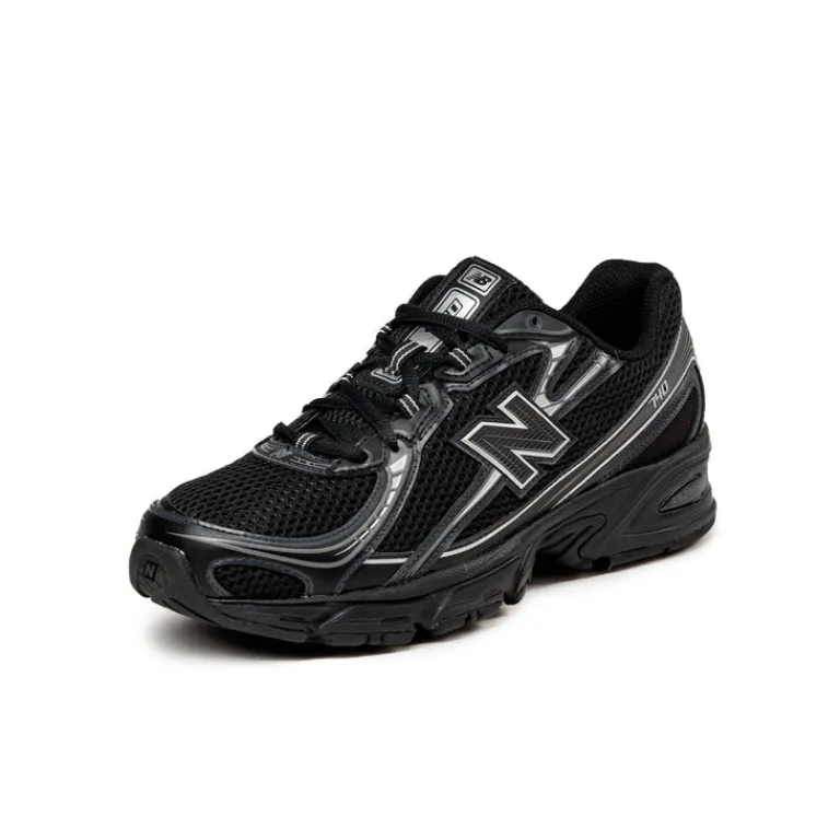 New Balance Sneakers Végétaliens|Chaussures De Running Retro*U740BM2 Black / Silver Metallic