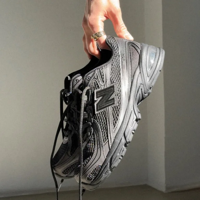 New Balance Sneakers Végétaliens|Chaussures De Running Retro*U740BO2 Black / Black Cement