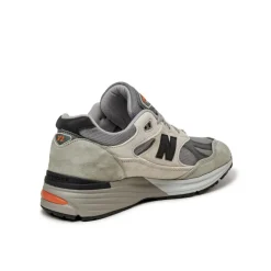 New Balance Sneakers En Cuir|Chaussures De Running Retro*U991BS2 *Made in England* Pelican / Abbey Stone / Persimmon Orange / Flint Gray