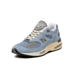 New Balance Sneakers En Cuir|Chaussures De Running Retro*U991BV2 *Made in England* Celestial Blue