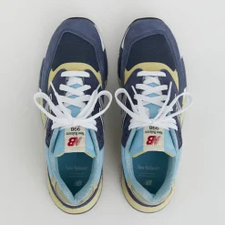 New Balance Sneakers En Cuir|Chaussures De Running Retro*U998CB *Made in USA* NB Navy / Chrome Blue