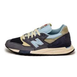 New Balance Sneakers En Cuir|Chaussures De Running Retro*U998CB *Made in USA* NB Navy / Chrome Blue