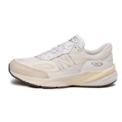 New Balance Sneakers En Cuir|Baskets Décontractées Terrace*U990GB6 *Made in USA* White / Sea Salt