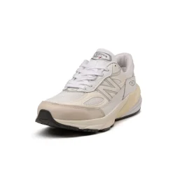 New Balance Sneakers En Cuir|Baskets Décontractées Terrace*U990GB6 *Made in USA* White / Sea Salt