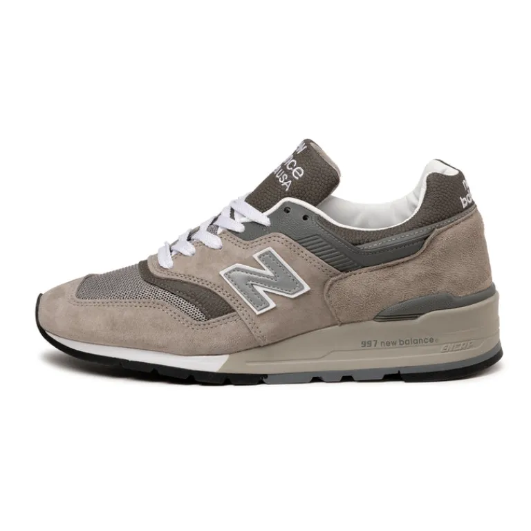 New Balance Sneakers En Cuir|Chaussures De Running Retro*U997GY *Made in USA* Grey