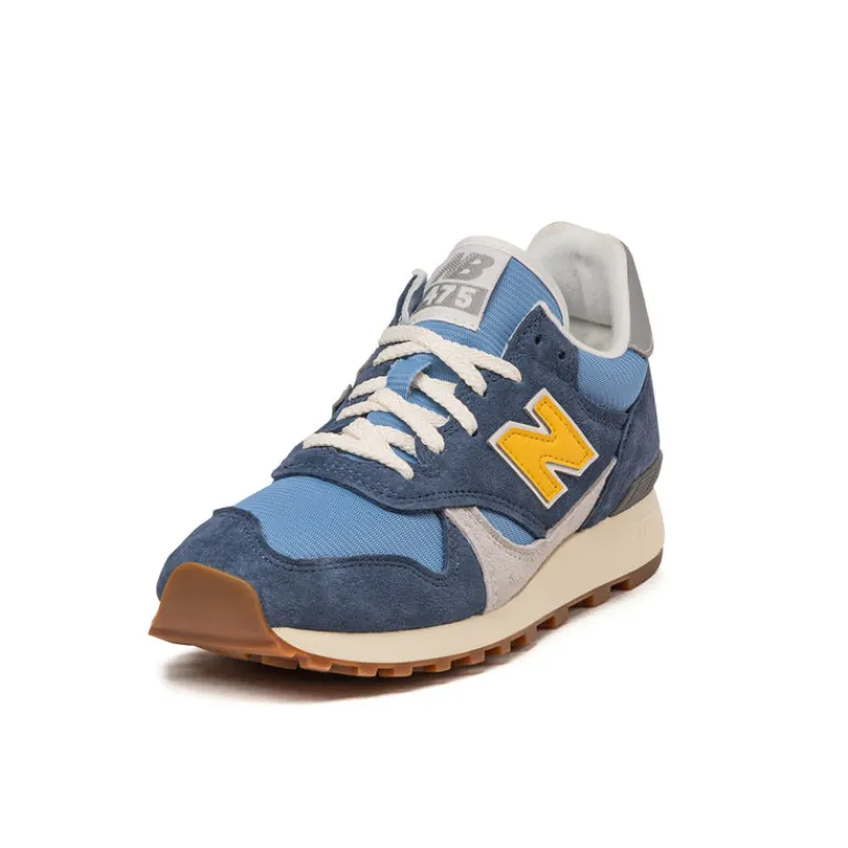 New Balance Sneakers En Cuir|Chaussures De Running Retro*U475HA Vintage Indigo / Blue Laguna / Marmalade