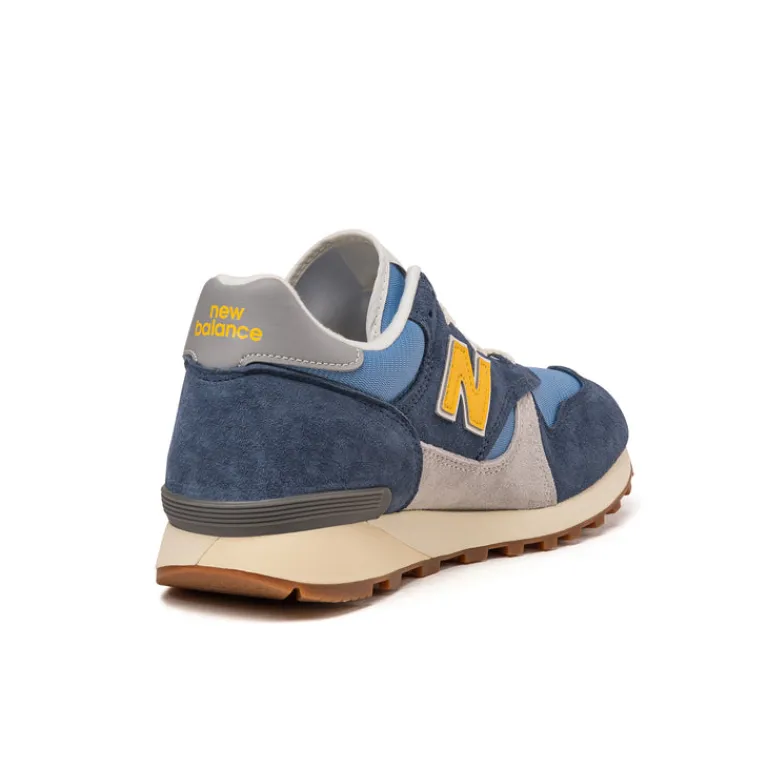 New Balance Sneakers En Cuir|Chaussures De Running Retro*U475HA Vintage Indigo / Blue Laguna / Marmalade