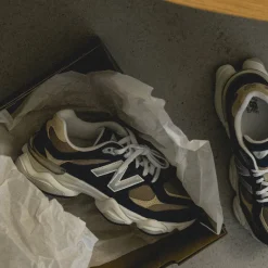New Balance Sneakers En Cuir|Chaussures De Running Retro*U90/60LBB NB Navy / Mushroom / Incense
