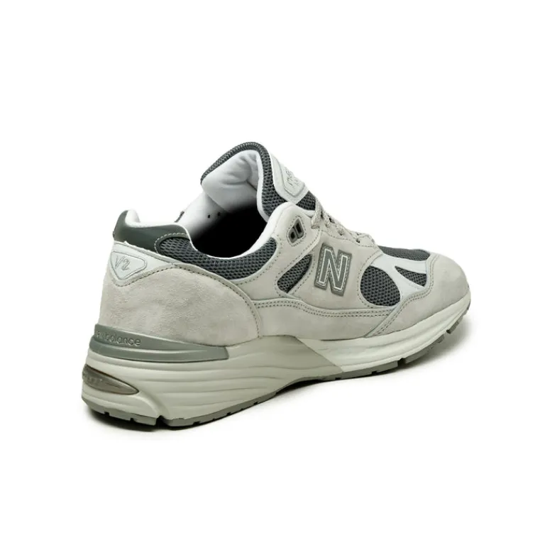 New Balance Sneakers En Cuir|Chaussures De Running Retro*U991LG2 *Made in England* Light Grey