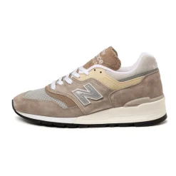 New Balance Sneakers En Cuir|Chaussures De Running Retro*U997MG *Made in USA* Light Mushroom / Mirage Grey
