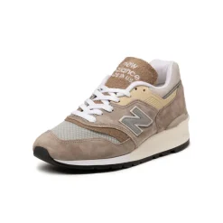 New Balance Sneakers En Cuir|Chaussures De Running Retro*U997MG *Made in USA* Light Mushroom / Mirage Grey