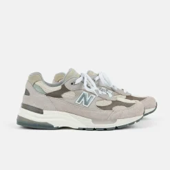 New Balance Sneakers En Cuir|Chaussures De Running Retro*U992MM *Made in USA* Moonrock / Mushroom
