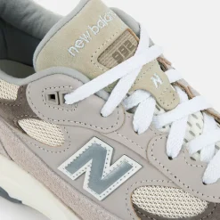 New Balance Sneakers En Cuir|Chaussures De Running Retro*U992MM *Made in USA* Moonrock / Mushroom