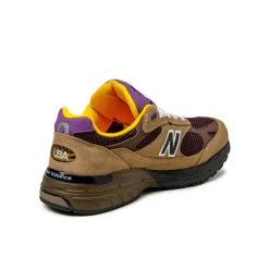 New Balance Sneakers En Cuir|Baskets Décontractées Terrace*U993MU *Made in USA* Olive Leaf